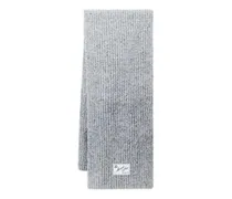 Melierter Strickschal - Grau