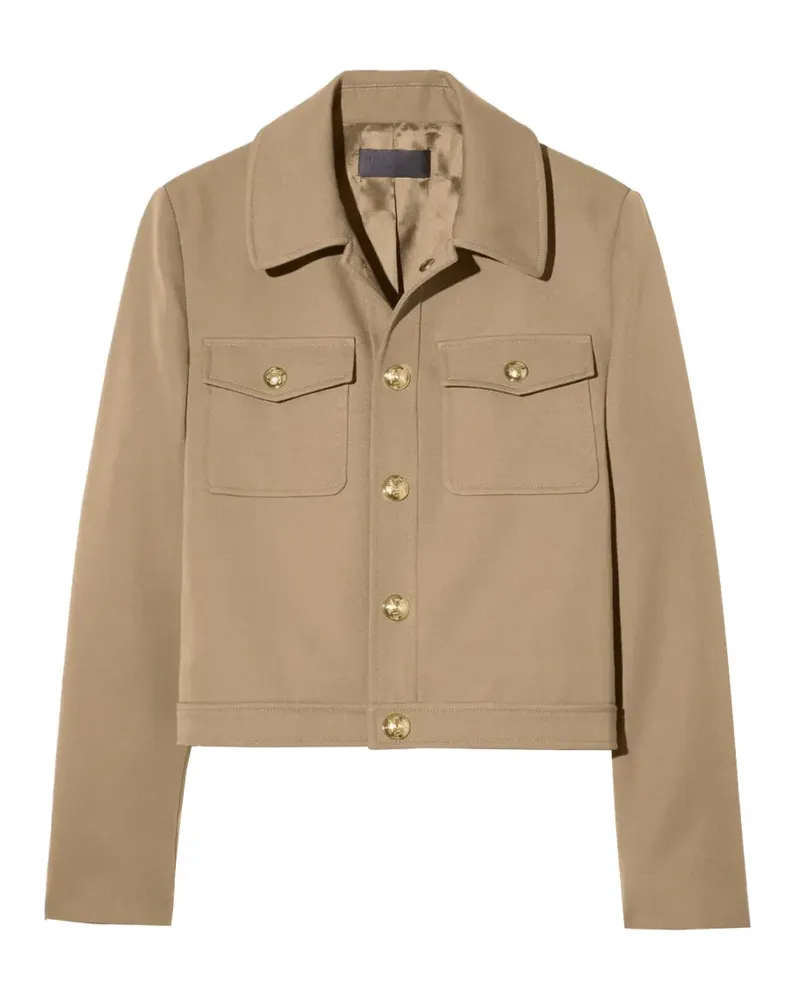 Nili Lotan Edna cropped jacket - Nude Nude