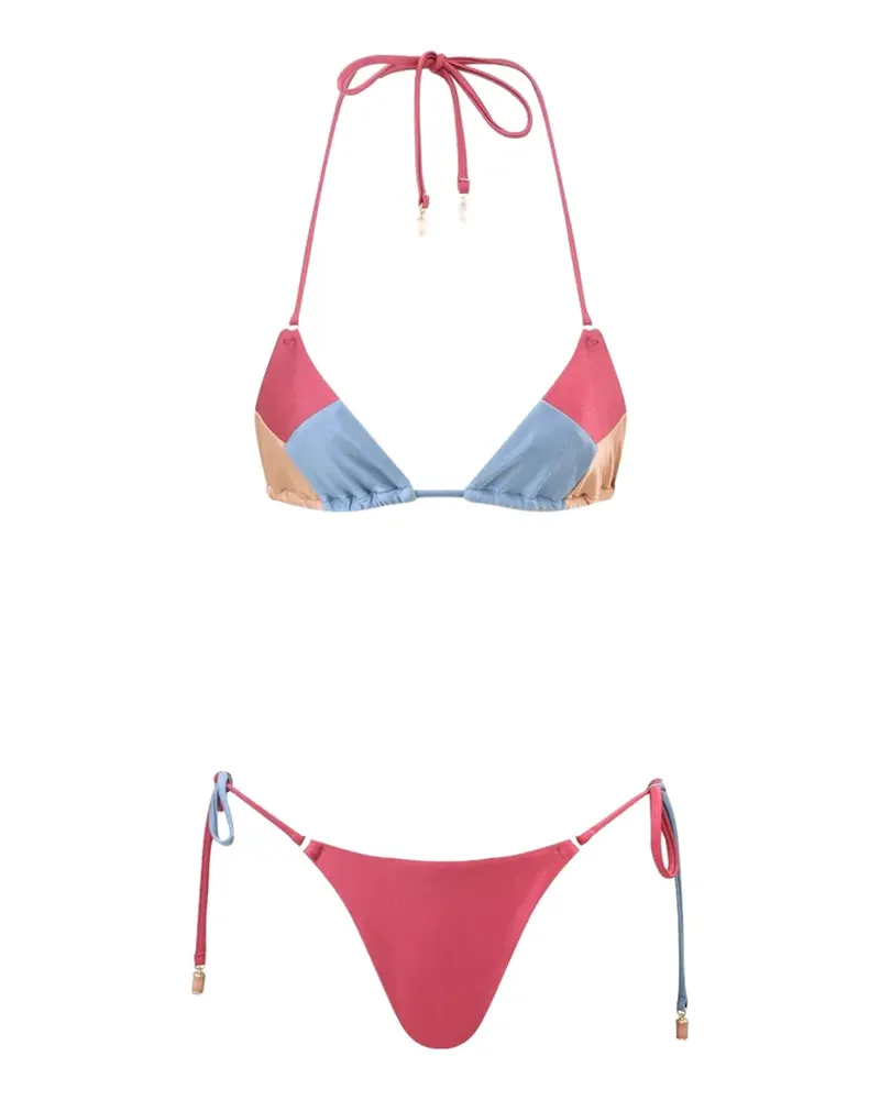 Zimmermann self-tie-fastening bikini - Rosa Rosa