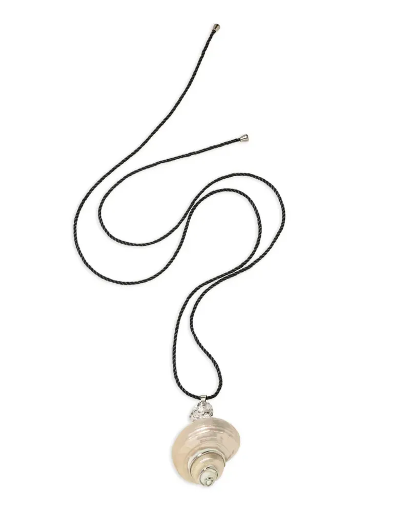 Jennifer Behr Liora shell-pendant necklace - Silber Silber