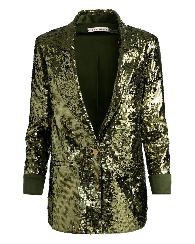 Alice + Olivia sequinned blazer - Grün Grün