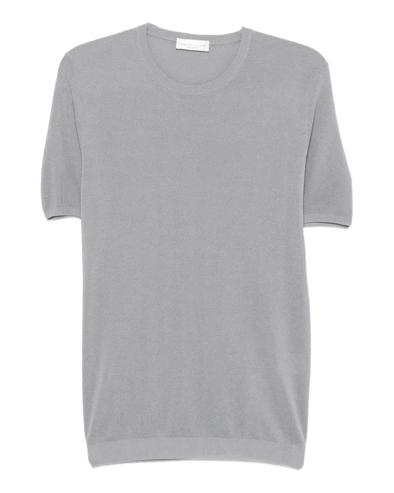 Roberto Collina short-sleeve knitted sweater - Grau Grau