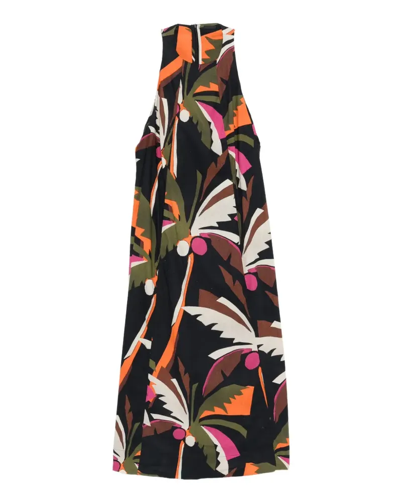 Osklen graphic sleeveless dress - Schwarz Schwarz