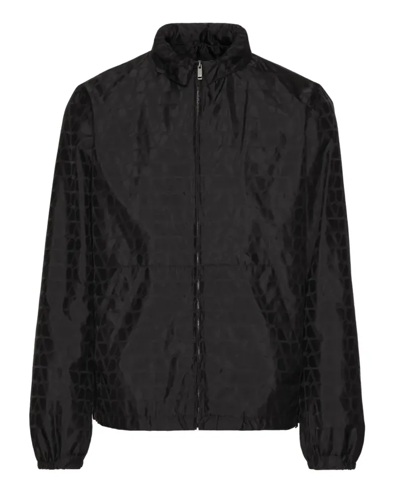 Valentino Garavani Toile Iconographe Windbreaker - Schwarz Schwarz
