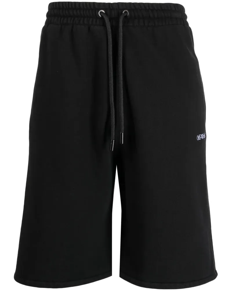 OFF-WHITE Stitch Diag Joggingshorts - Schwarz Schwarz