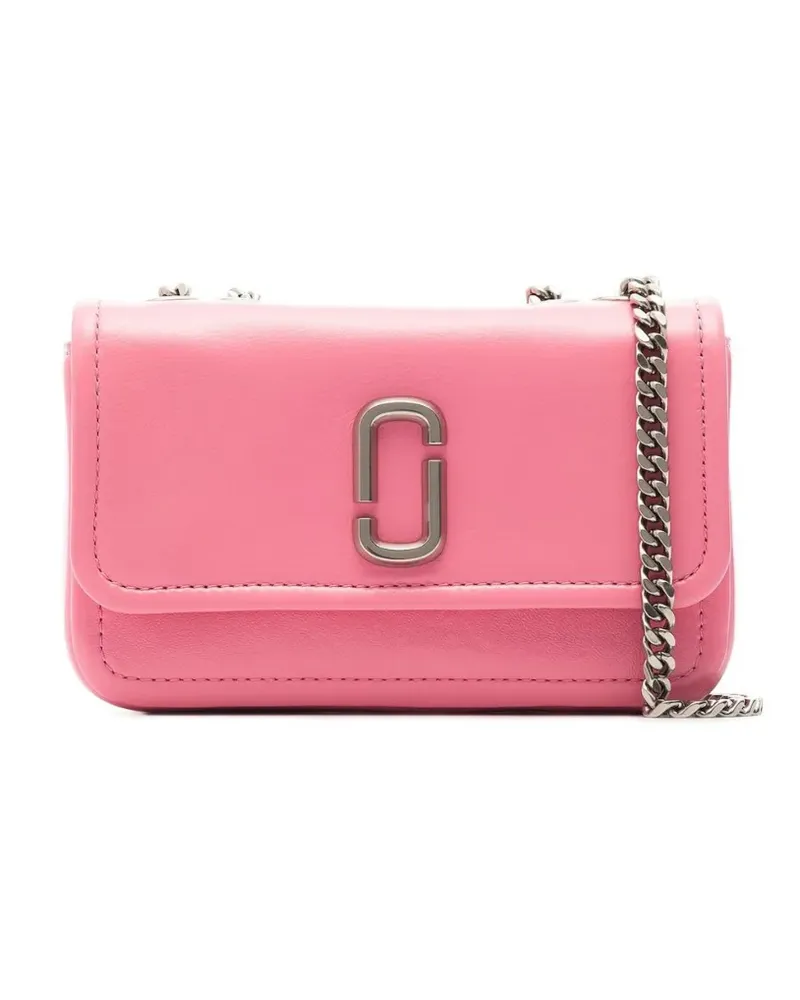 Marc Jacobs Mini-Tasche mit Logo-Schild - Rosa Rosa