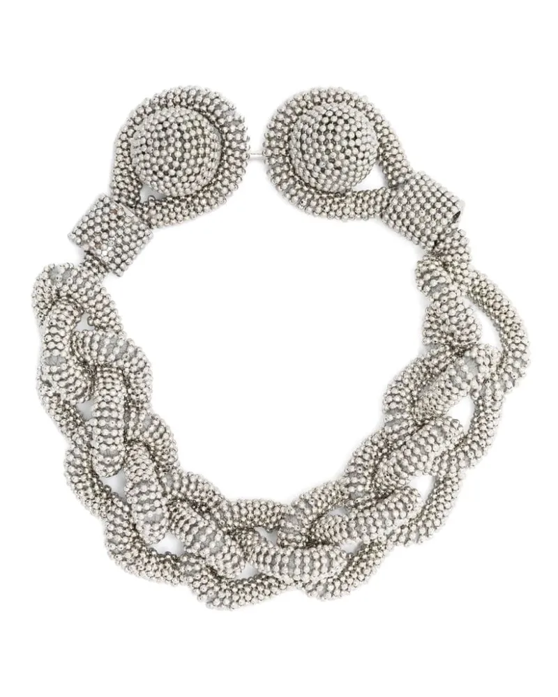 Fabiana Filippi Armband mit Strass - Silber Silber