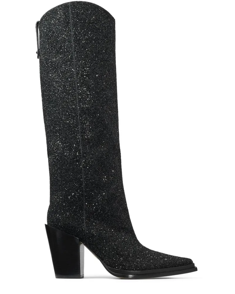 Jimmy Choo Cece Stiefel 80mm - Schwarz Schwarz