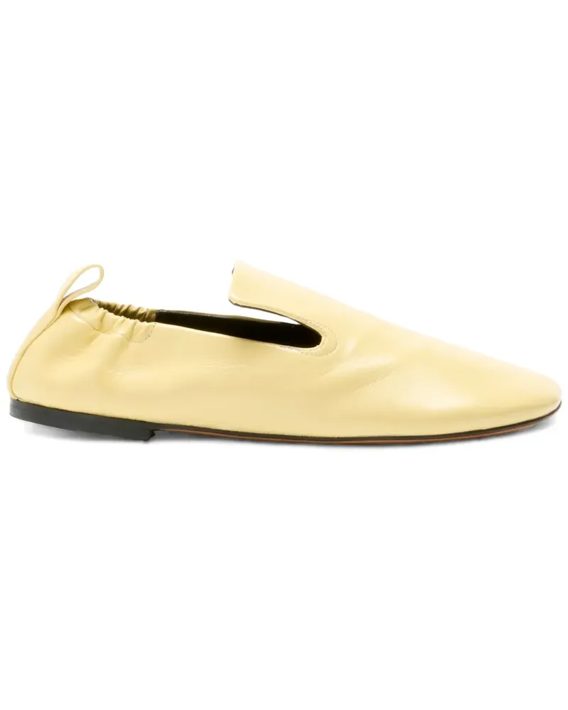 Proenza Schouler Geraffte Glove Loafer - Gelb Gelb