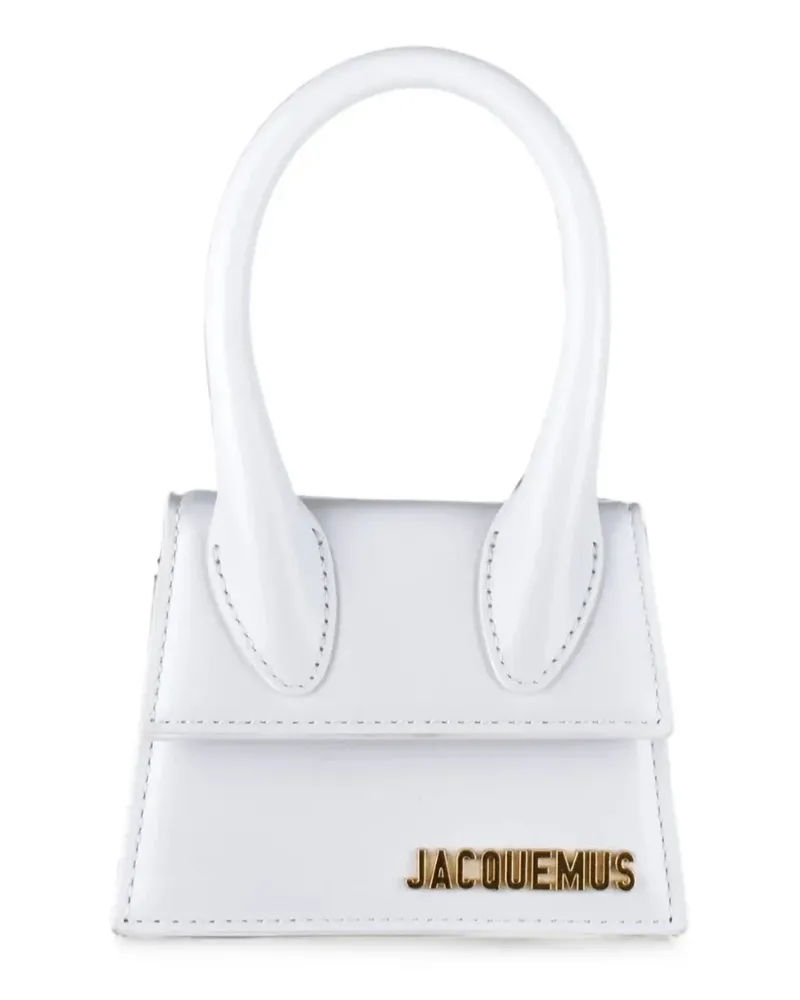 Jacquemus mini Le Chiquito tote bag - Weiß Weiß