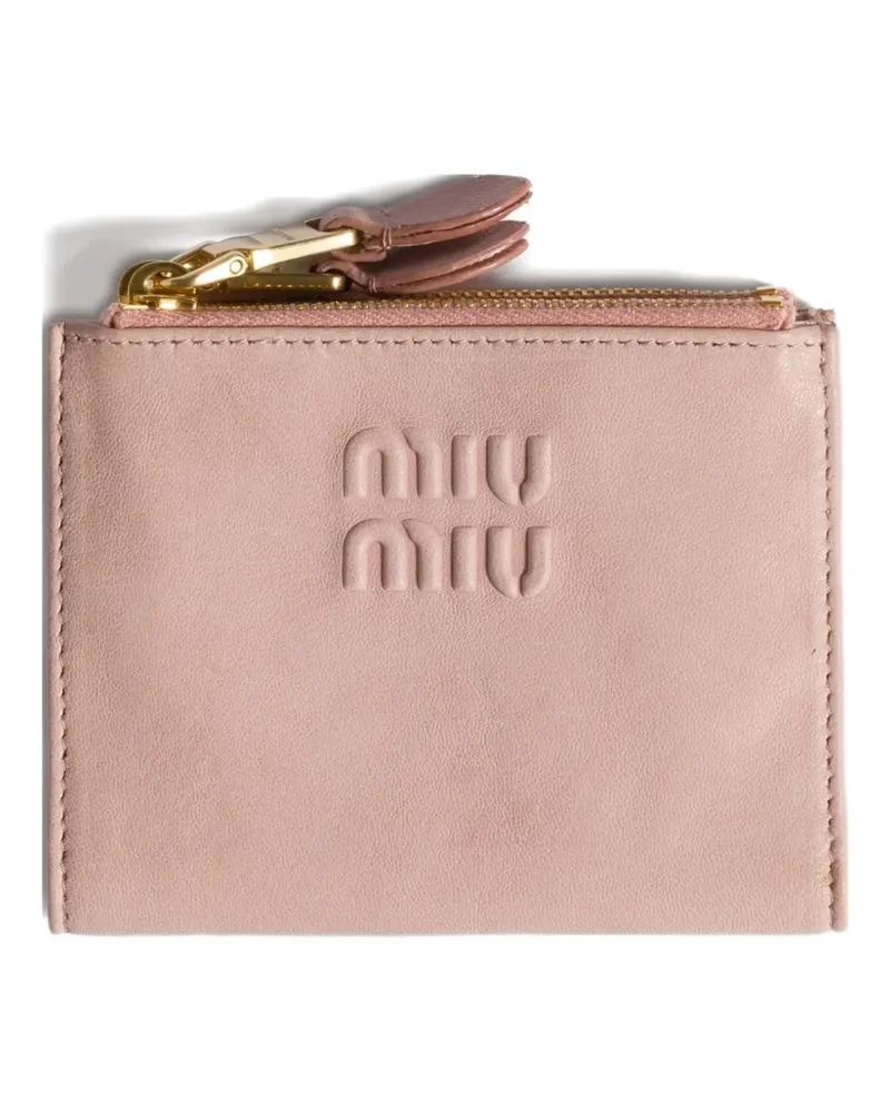 Miu Miu small nappa leather wallet - Rosa Rosa
