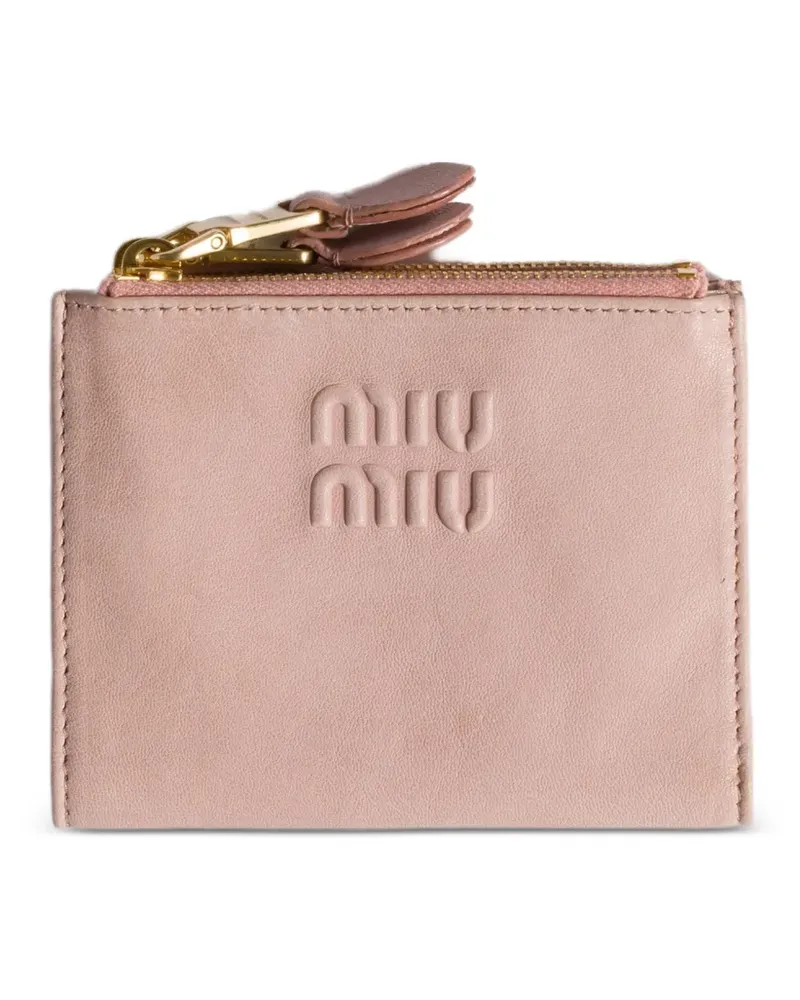 Miu Miu small nappa leather wallet - Rosa Rosa