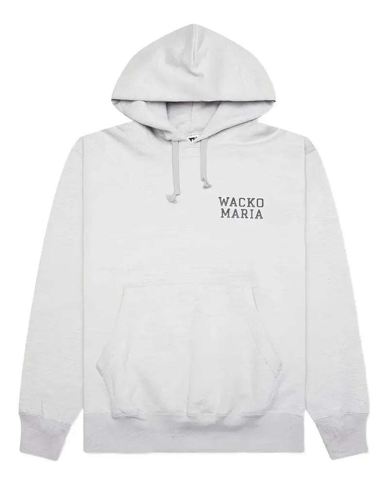 Wacko Maria Hoodie mit Logo-Print - Grau Grau
