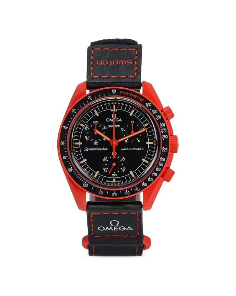 Omega x Swatch Speedmasters MoonSwatch Armbanduhr 42mm - Schwarz Schwarz