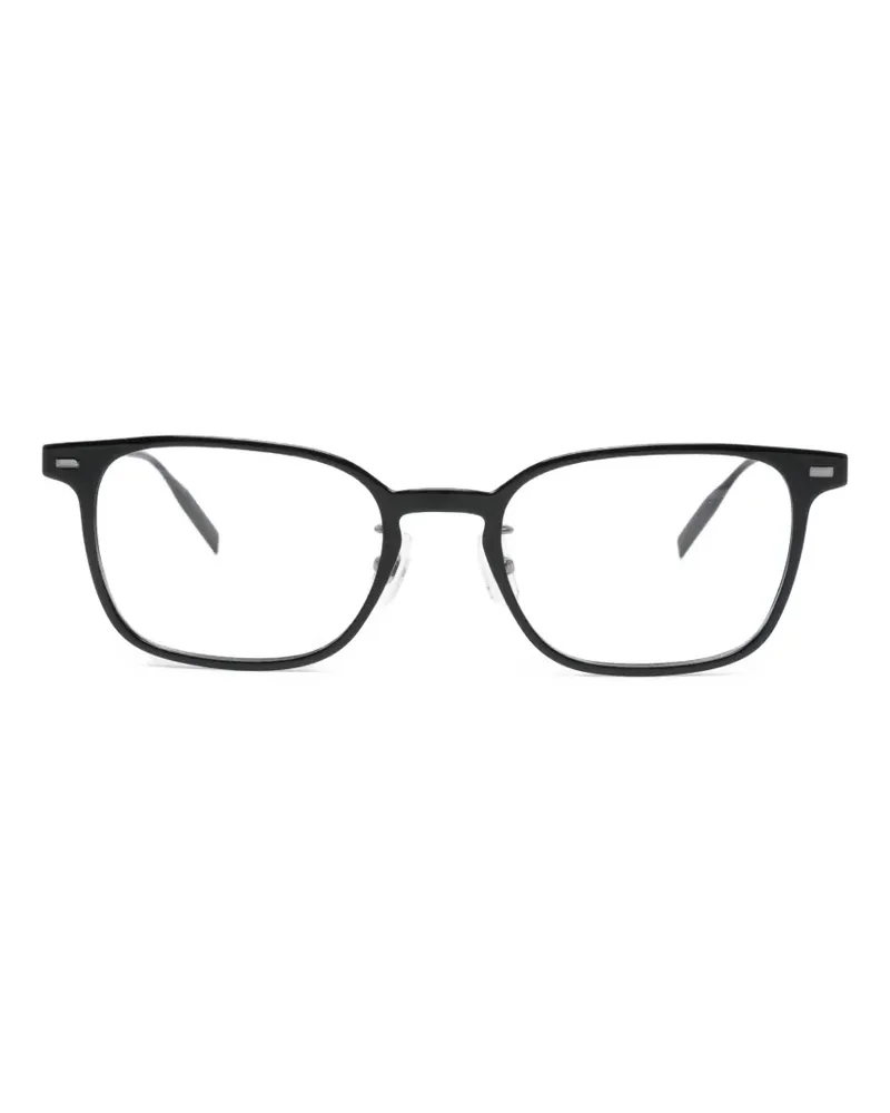 Montblanc Brille mit eckigem Gestell - Schwarz Schwarz