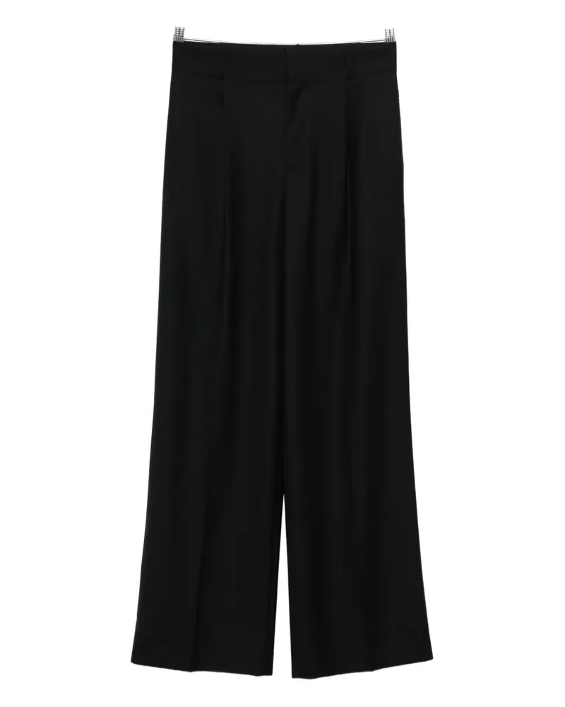 Moschino pleated trousers - Schwarz Schwarz