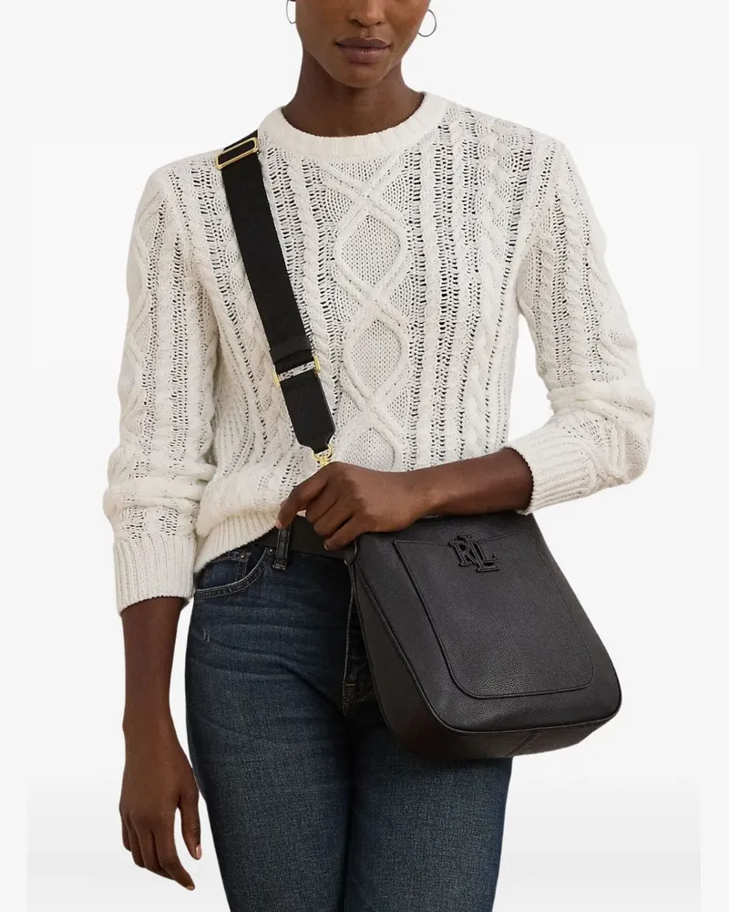 Ralph Lauren large Cameryn cross body bag - Schwarz Schwarz