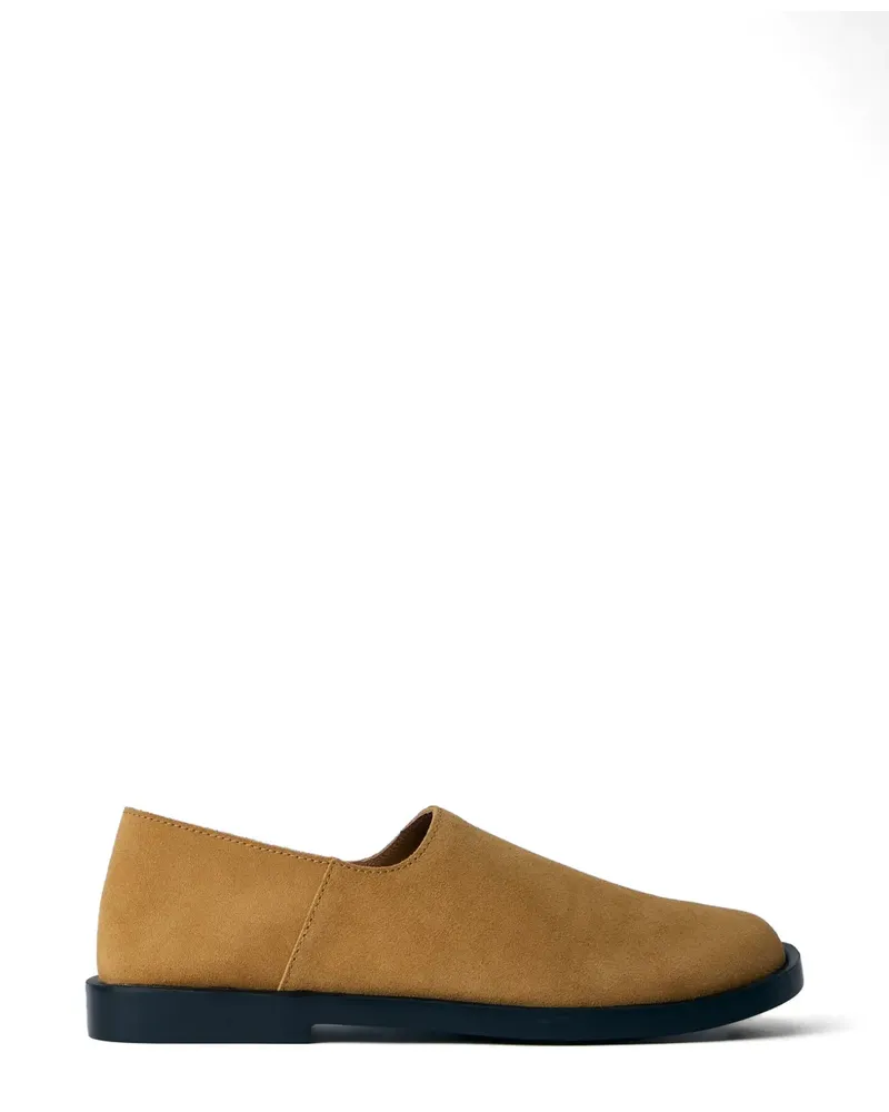 Camper Don suede slip-on loafers - Nude Nude