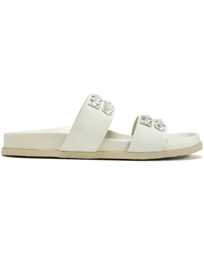 Pedro Garcia Dily Sandalen mit Kristallen - Weiß Weiß