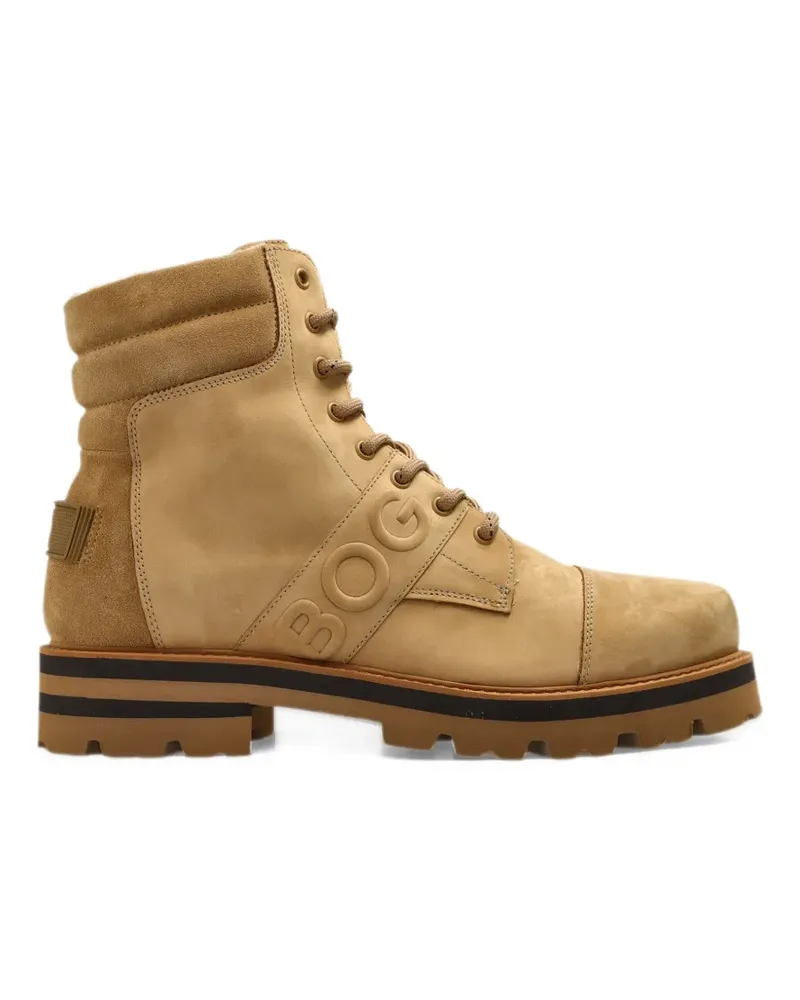 Bogner Courchevel suede ankle boots - Nude Nude
