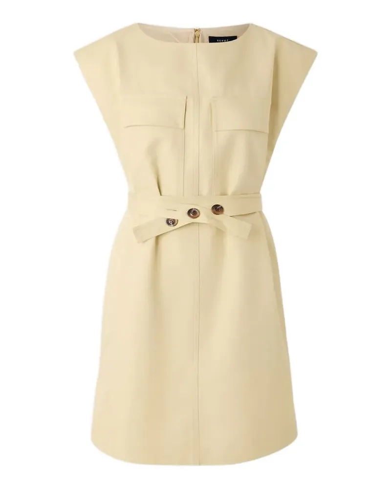 Soeur Imane belted dress - Nude Nude