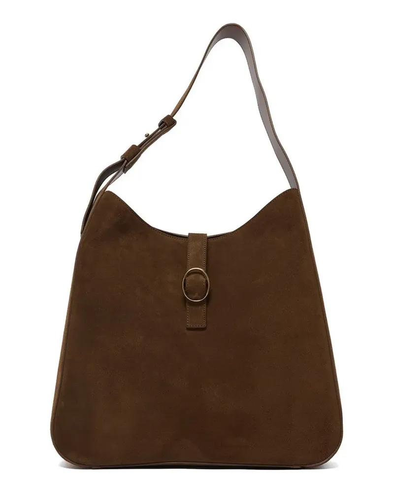 Orciani Gea Schultertasche aus Wildleder - Braun Braun