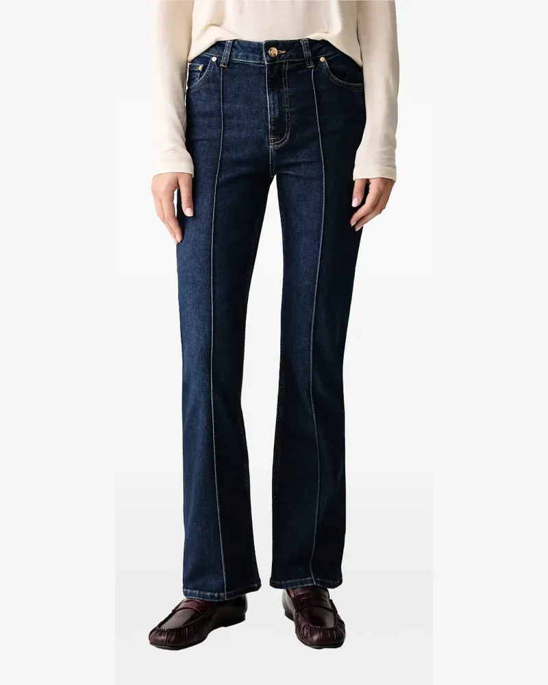 Gant Ausgestellte Jeans mit Nahtdetail - Blau Blau