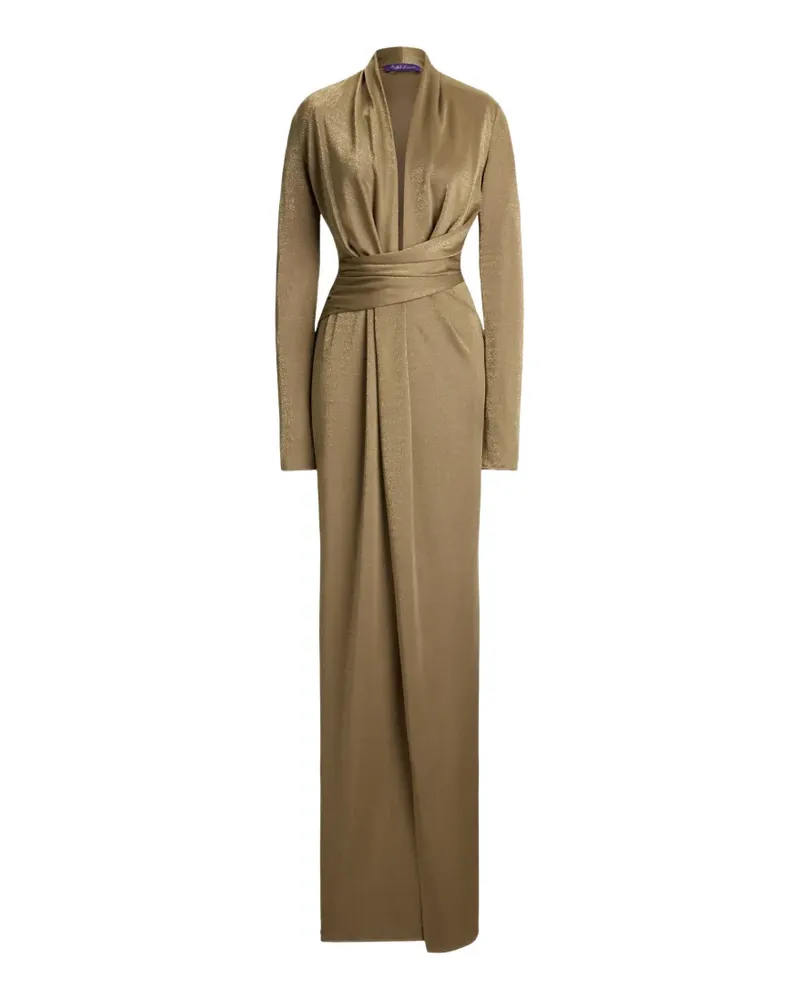 Ralph Lauren Ashten Maxikleid aus Metallic-Jersey - Gold Gold