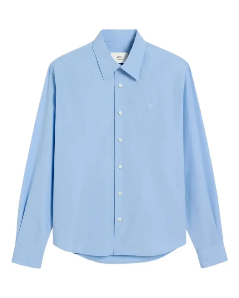 AMI Paris Ami de Coeur Hemd - Blau Blau