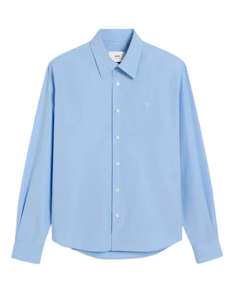 AMI Paris Ami de Coeur Hemd - Blau Blau