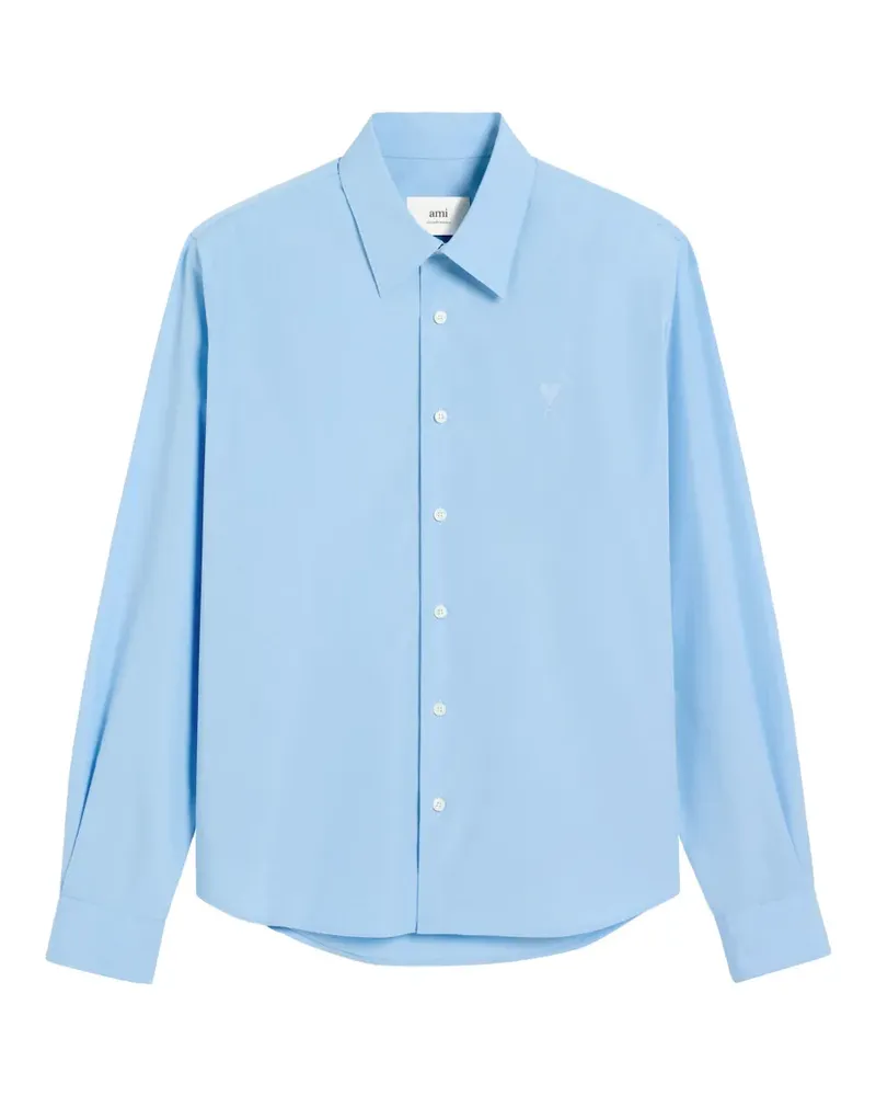 AMI Paris Ami de Coeur Hemd - Blau Blau