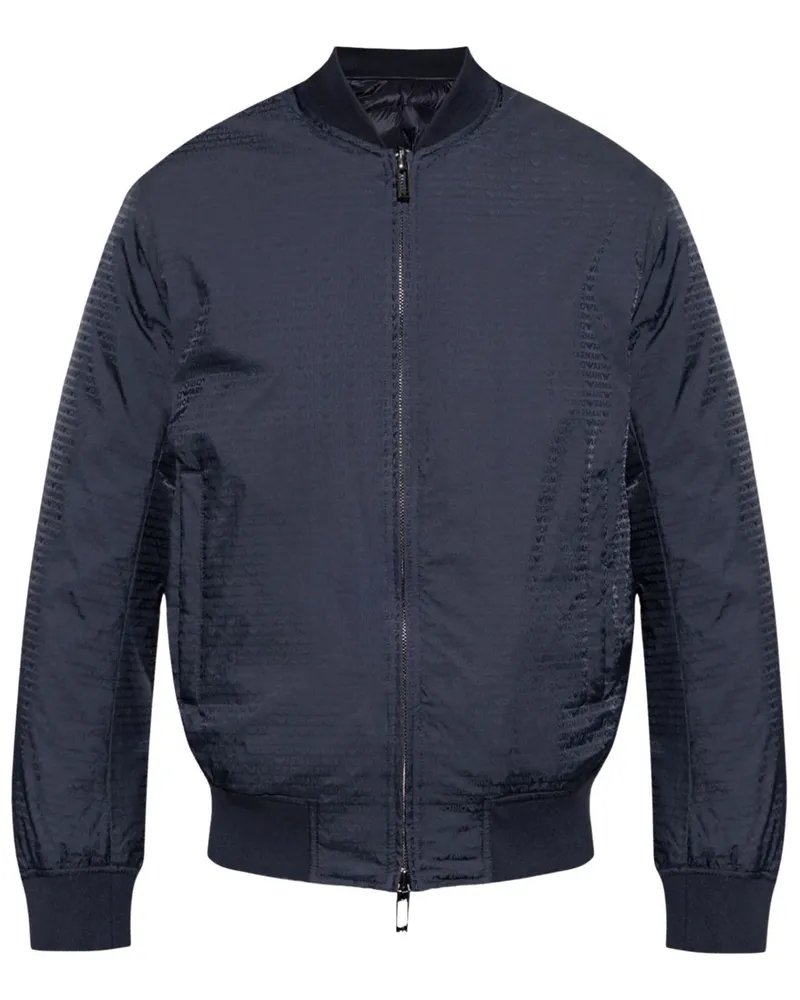 Emporio Armani Wendbare Bomberjacke - Blau Blau