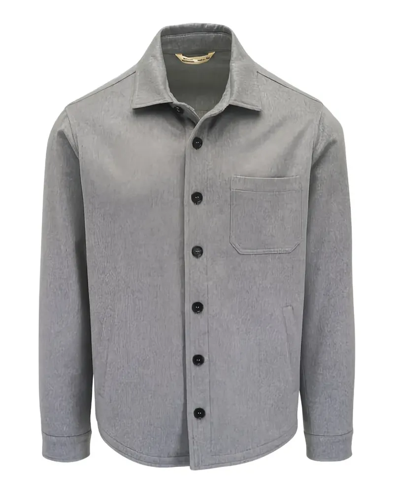 Maurizio Baldassari Hemdjacke mit Brusttasche - Grau Grau