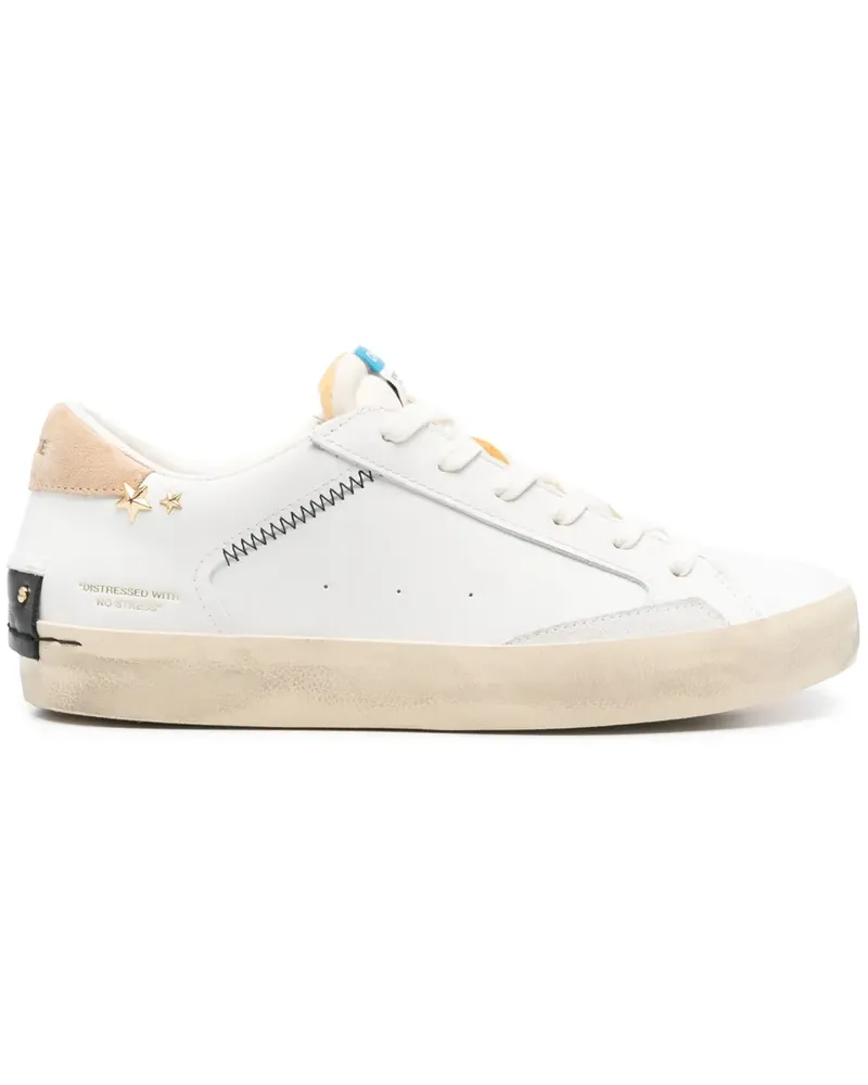 Crime Sneakers mit gepolstertem Knöchel - Weiß Weiß