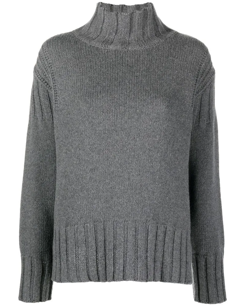 Jil Sander Kaschmirpullover mit Rollkragen - Grau Grau