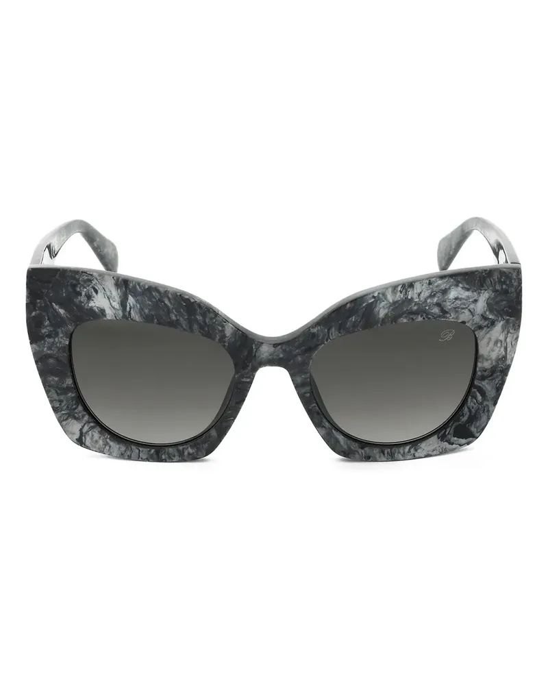 Blumarine Sonnenbrille mit Butterfly-Gestell - Grau Grau