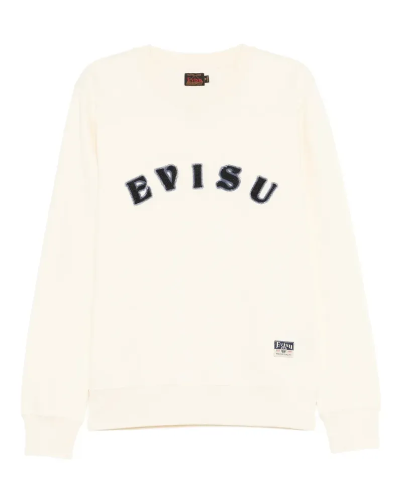 Evisu logo-appliqué sweater - Nude Nude