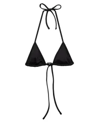 Prada Triangel-Bikinioberteil Schwarz