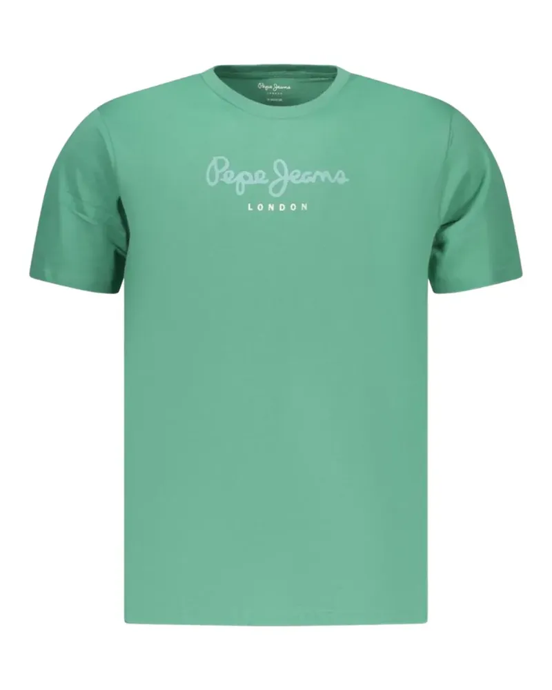 Pepe Jeans T-Shirt mit Logo-Print - Grün Grün