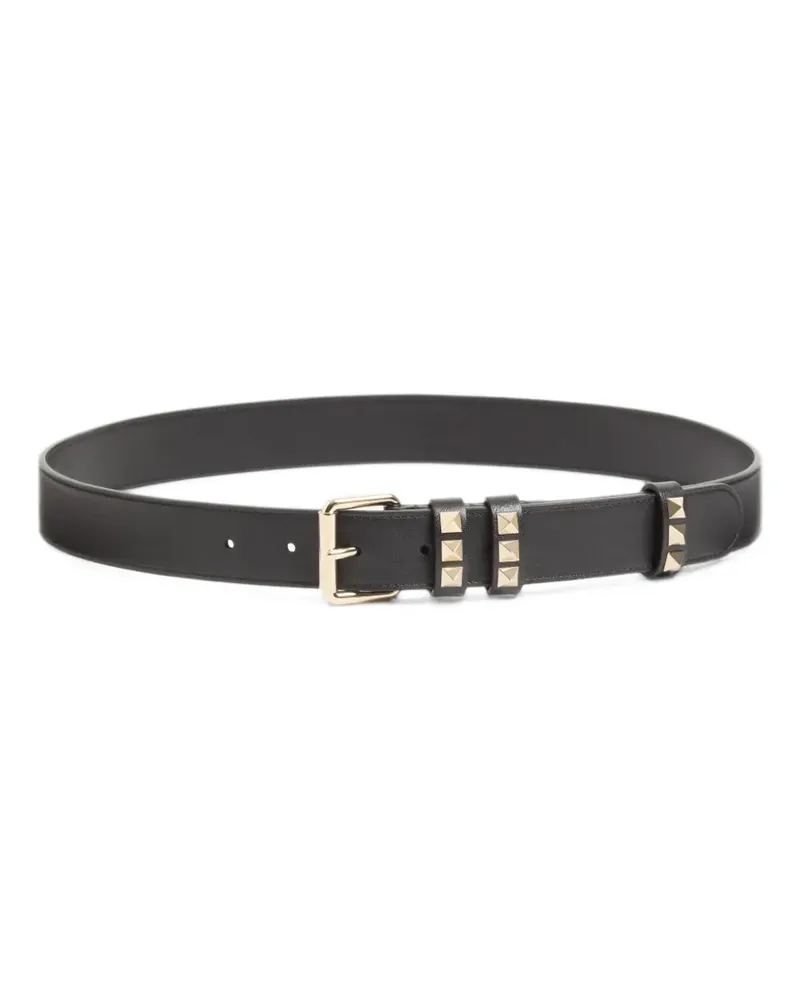 Valentino Garavani Rockstud Gürtel aus Kalbsleder - Schwarz Schwarz