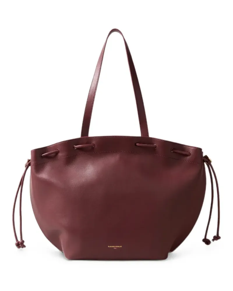 Claudie Pierlot Beuteltasche aus Leder - Rot Rot