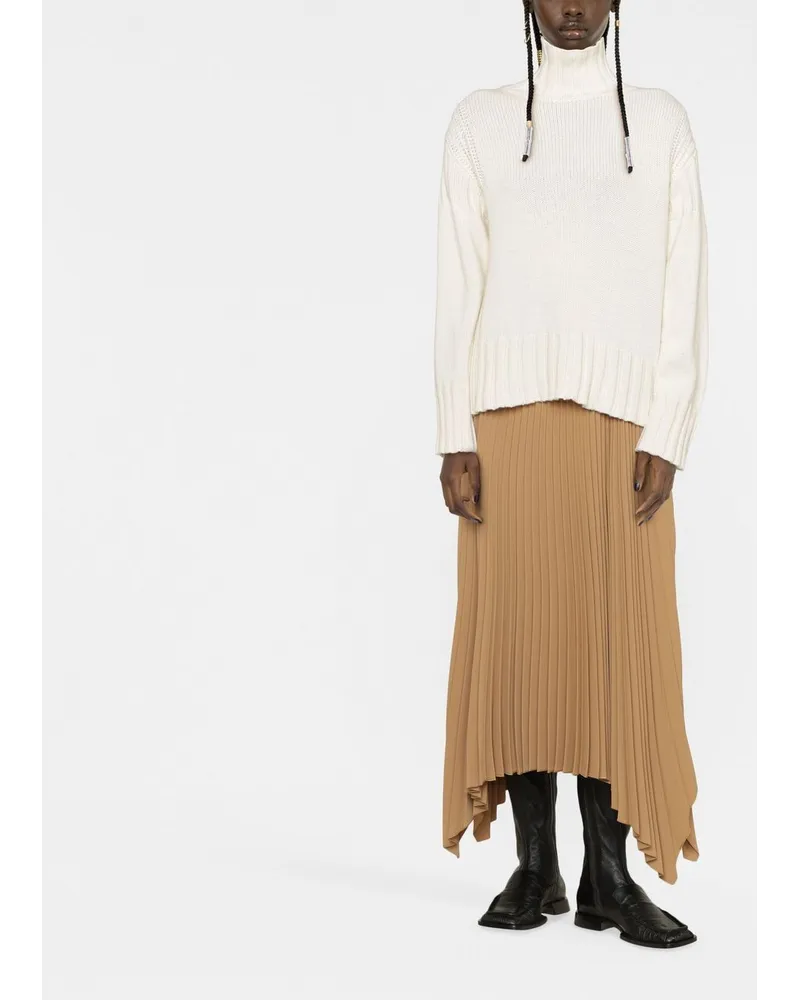 Jil Sander Kaschmirpullover mit Rollkragen - Weiß Weiß