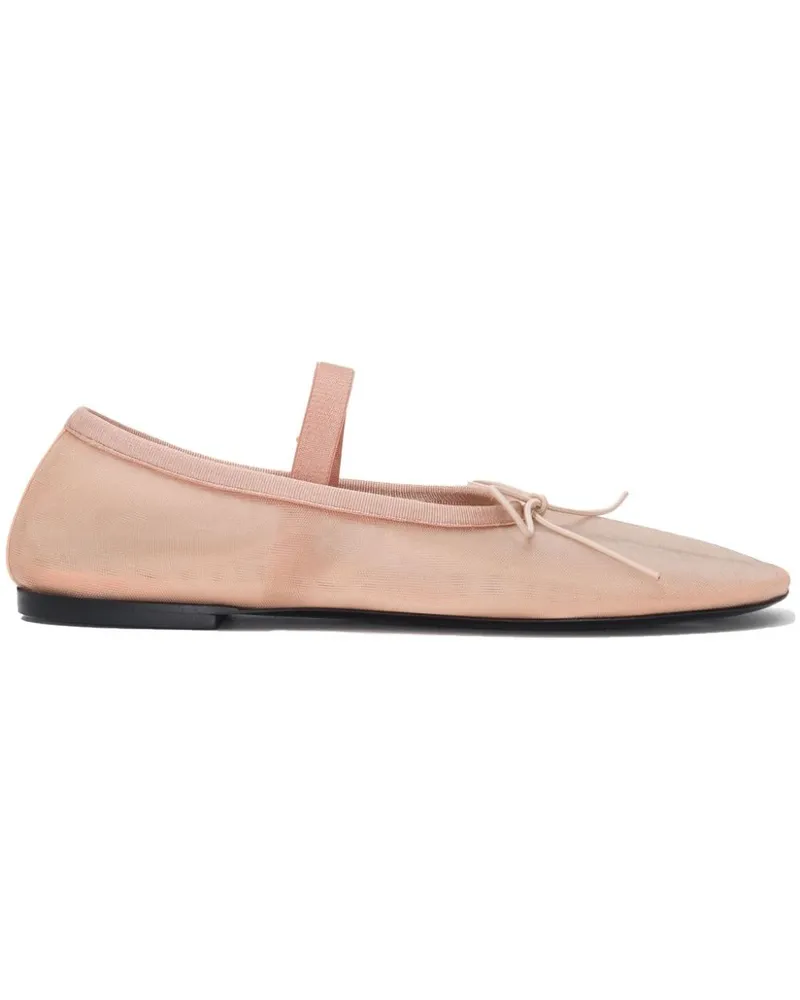 Proenza Schouler Glove Mary Janes mit Schleifendetail - Nude Nude