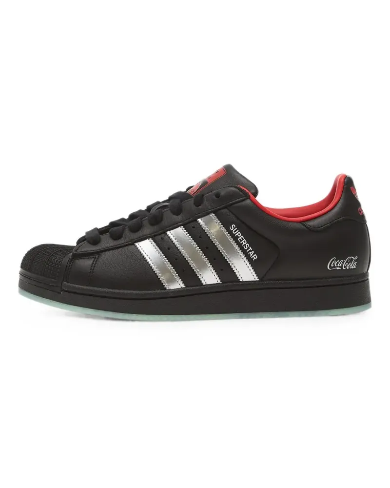 adidas x Coca-Cola Superstar II Schuhe - Schwarz Schwarz