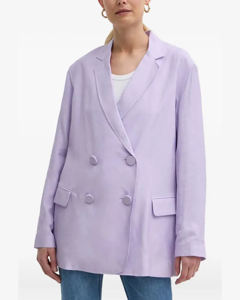 Armani Exchange double-breasted blazer - Violett Violett