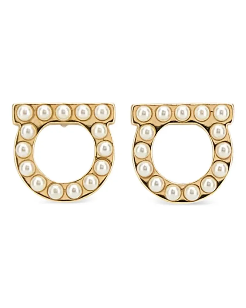 Ferragamo Gancini Goldohrringe Gold