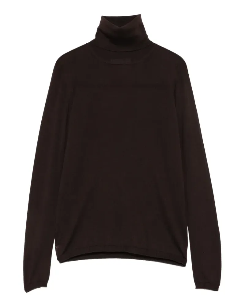 Max Mara Klassischer Rollkragenpullover - Braun Braun