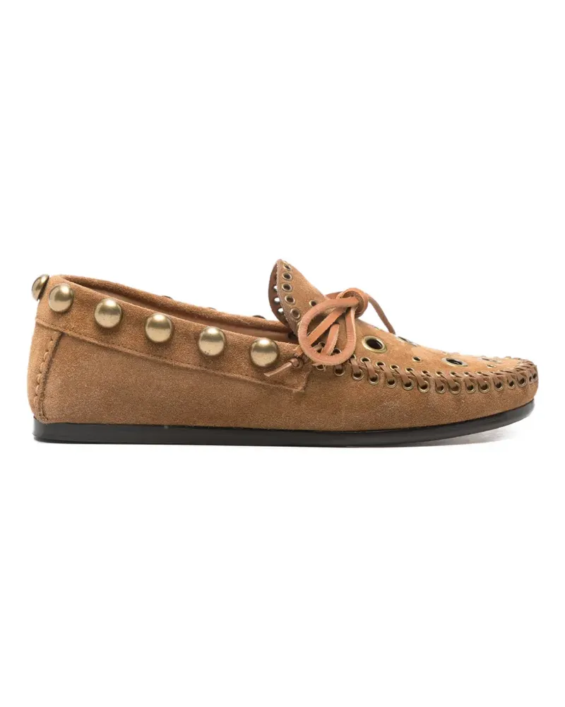 Isabel Marant Fitza Loafer mit Nieten - Braun Braun