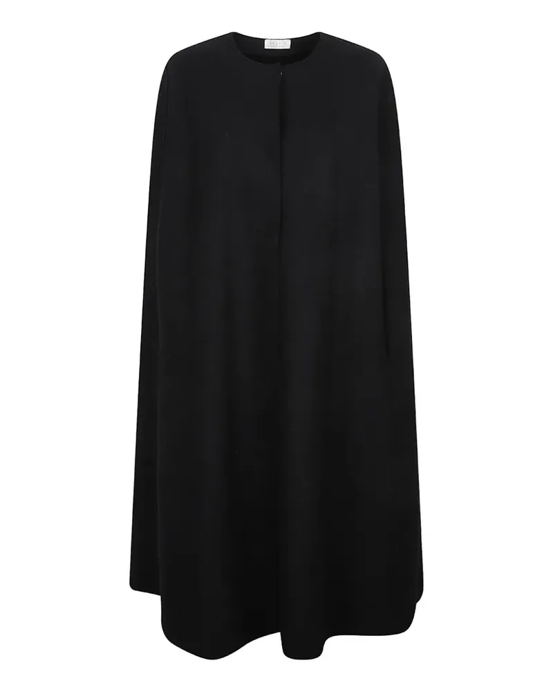 Lunaria Cashmere cashmere cape coat - Schwarz Schwarz