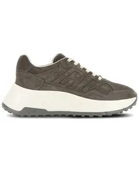 Hogan H669 Schnürschuhe aus Wildleder Grau